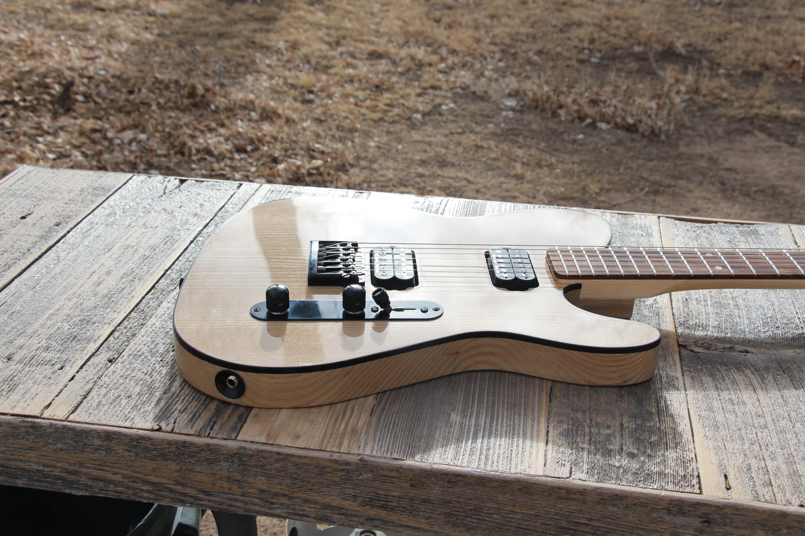 Natural Tonic, Oil Finished Ash Body – Hayley Guitars