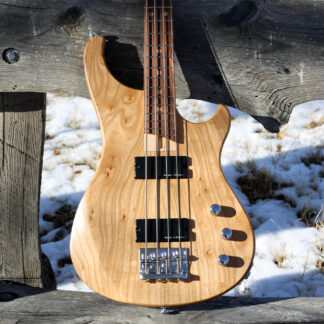 Elm Sub Tonic Bass Guitar, Handmade by Jeff Baker of Hayley Guitars in Peyton, Colorado